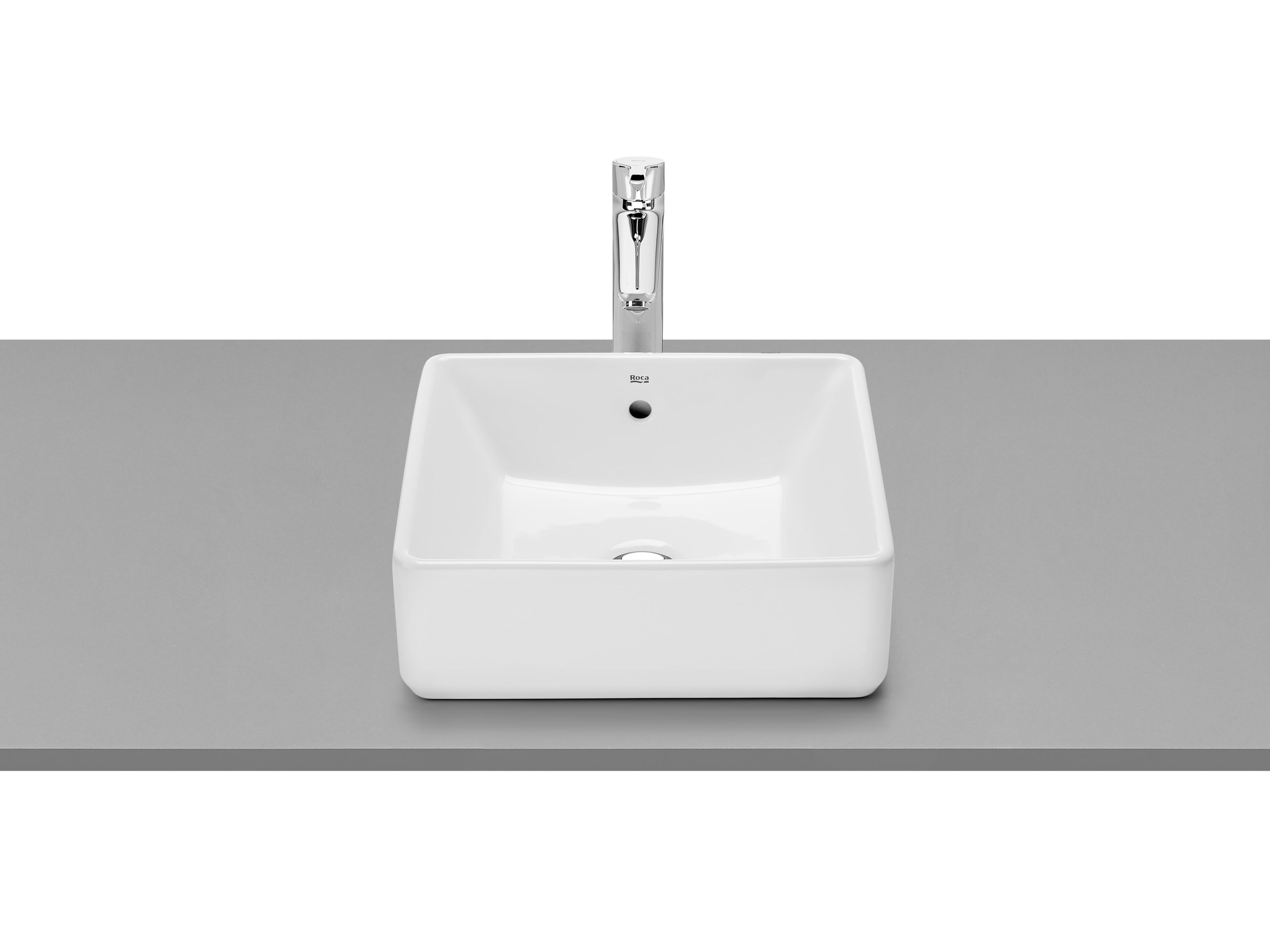 Фарфоровая столешница квадратная раковина Roca The Gap ARCH-00059294