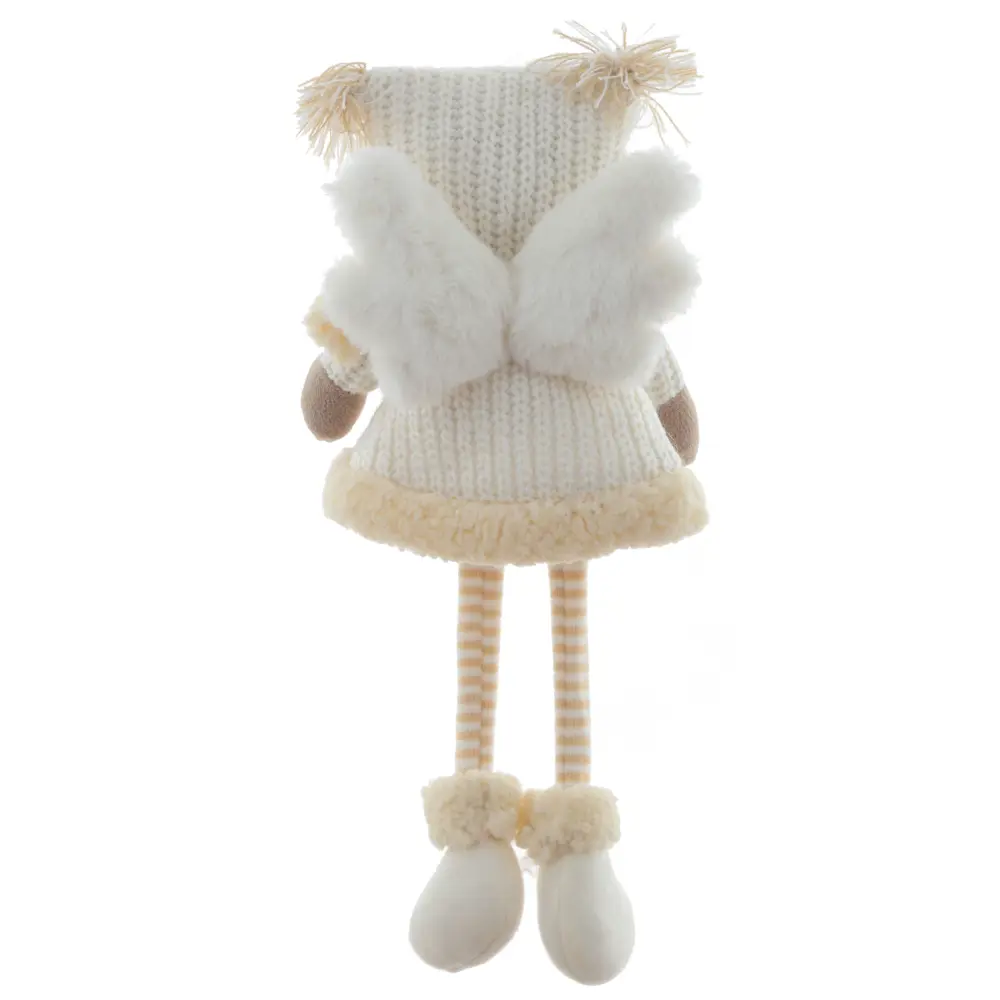 Новогодняя мягкая игрушка Девочка в кремовом костюме микс h 40 см 83560625 STLM-2168412 Santreyd  - Вид №6