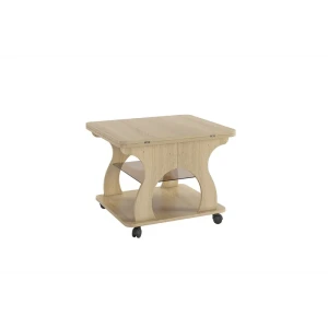92002847 Журнальный столик прямоугольный Mebelson 120x70x50 см жёлтый / золотой STLM-1345092