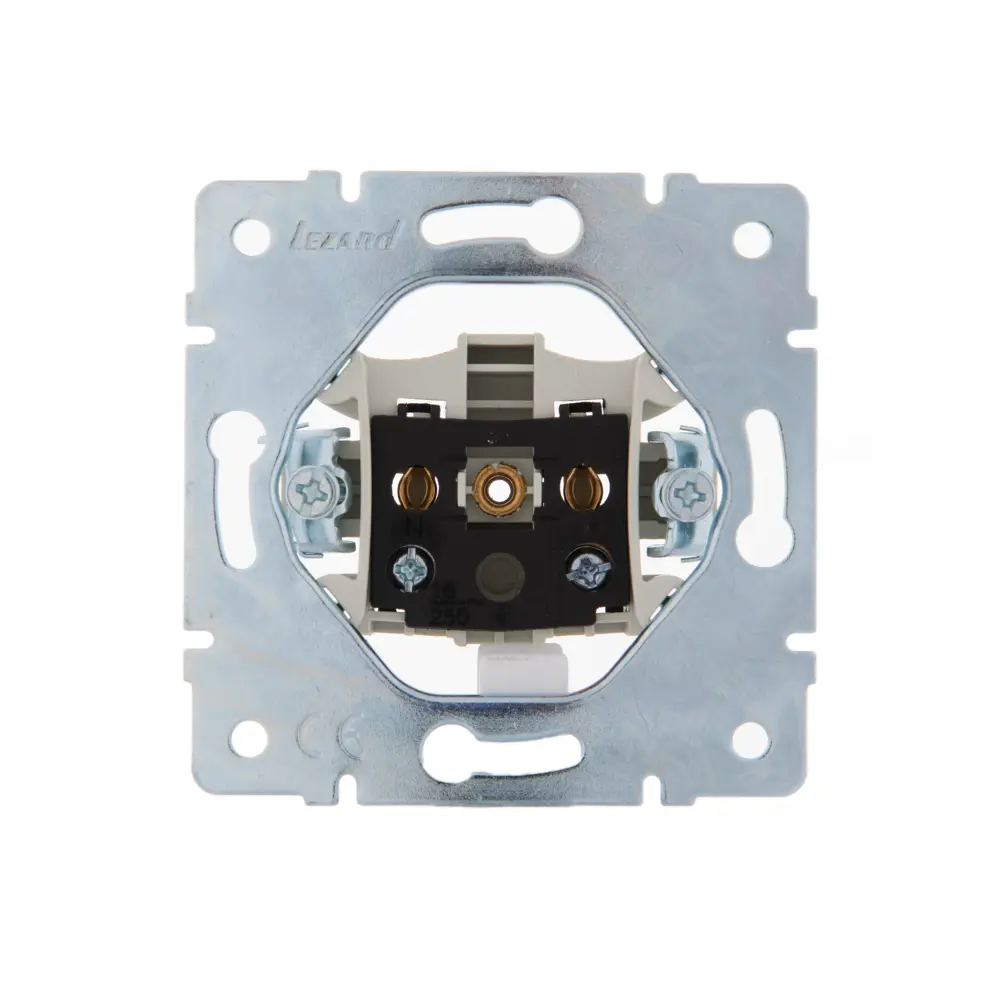 Розетка Lezard Karina без заземления цвет белый STLM-2010925 - Вид №4