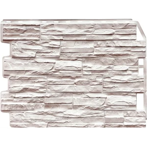 Панель фасадная полипропилен 595x795 мм цвет светло-бежевый