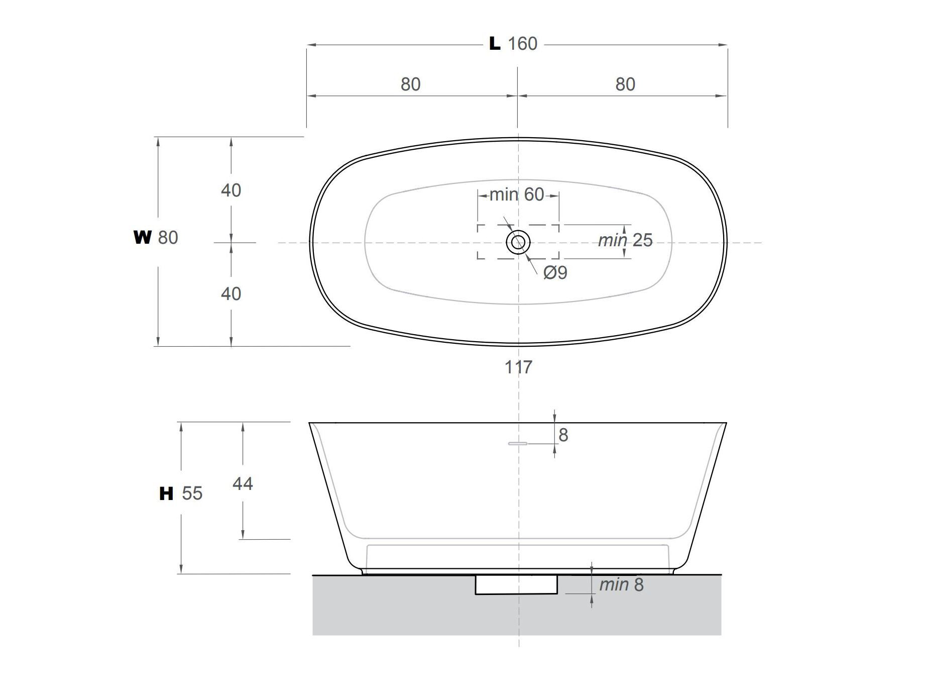 Ванна центр комнаты Inbani VESTA ARCH-00034491 - Вид №6