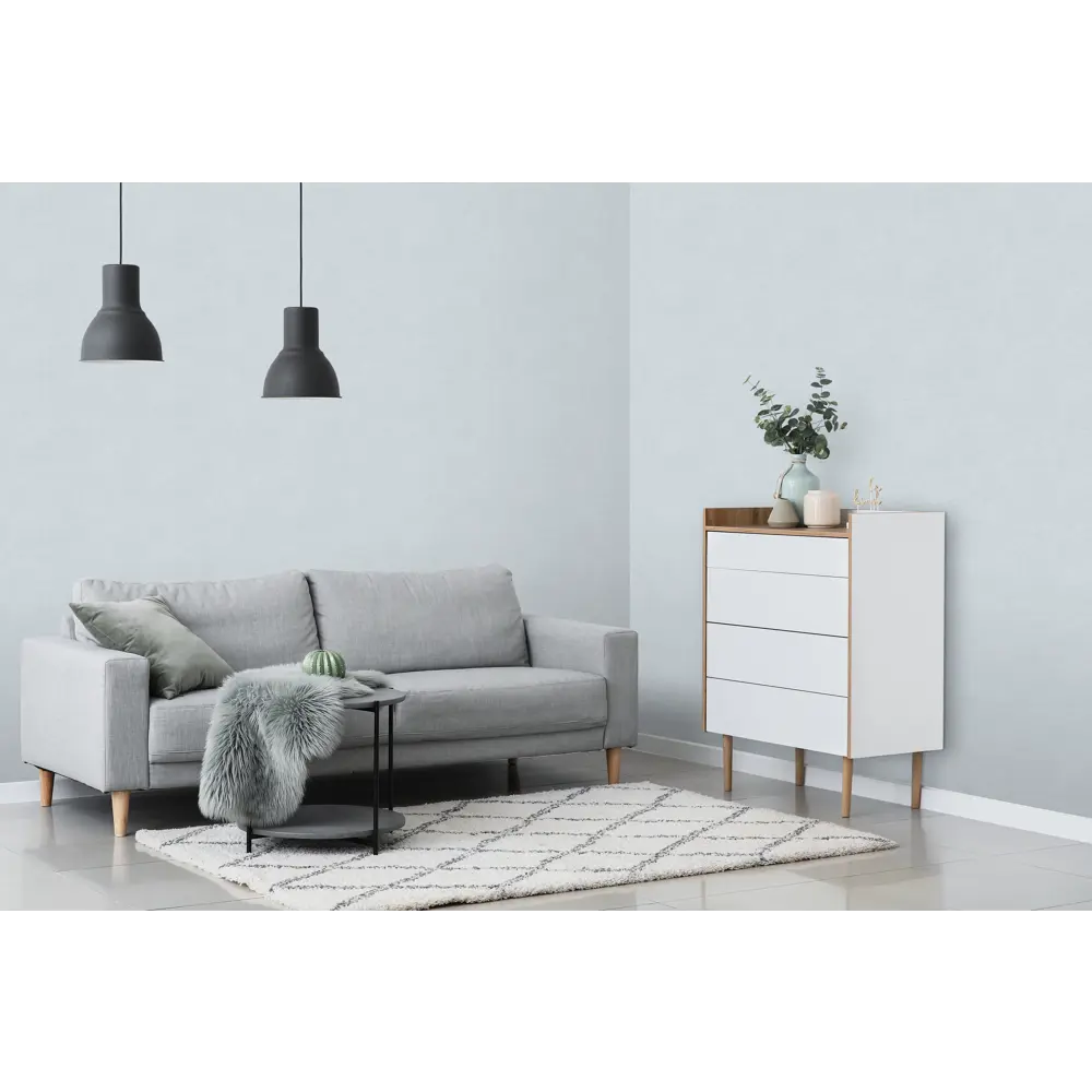 Обои флизелиновые Victoria Stenova Pantone голубые 1.06 м VS285974 Pantone Сream STLM-2175165 - Вид №4