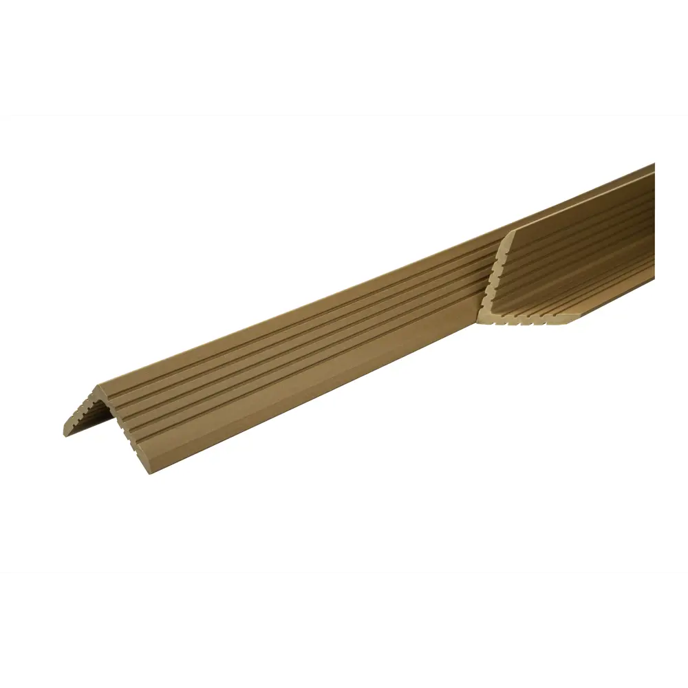 Угол торцевой T-Decks 56x56x3000 мм цвет натуральное дерево STLM-2163998