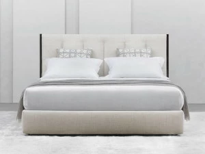 Flou Двуспальная кровать из ткани с высоким изголовьем
