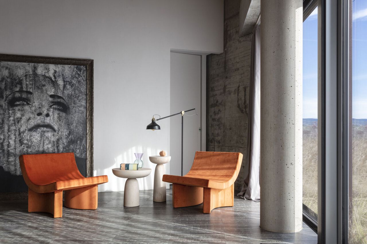 Тканевое кресло без подлокотников Mogg TALK ARCH-00074847 - Вид №5