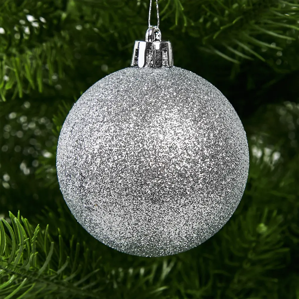 87036340 Набор новогодних шаров Christmas ø5-6 см цвет белый 25 шт. STLM-0956985 Santreyd  - Вид №7