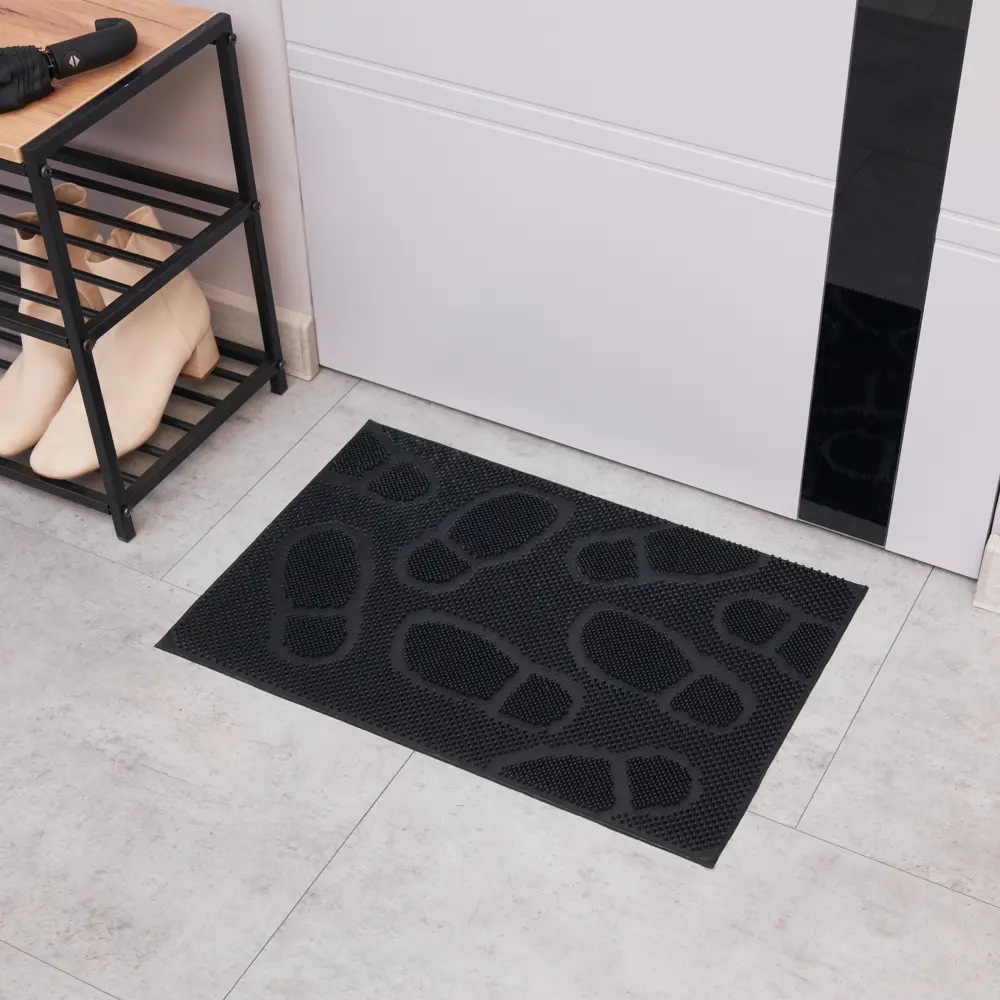 Коврик Inspire Nahel Pin 23 40x60 см резина цвет черный STLM-2025279 - Вид №5