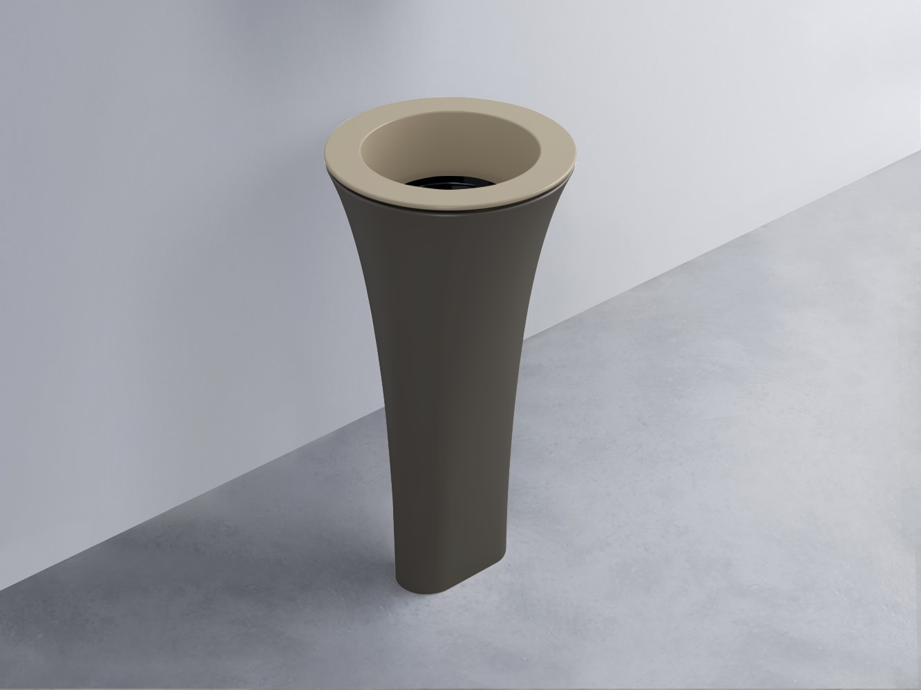 AMLA45-AV+AMPILT-N+AMCOLT-FN Раковина Amedeo Tondo отдельностоящая cielo Enjoy + Amedeo Ceramica Cielo