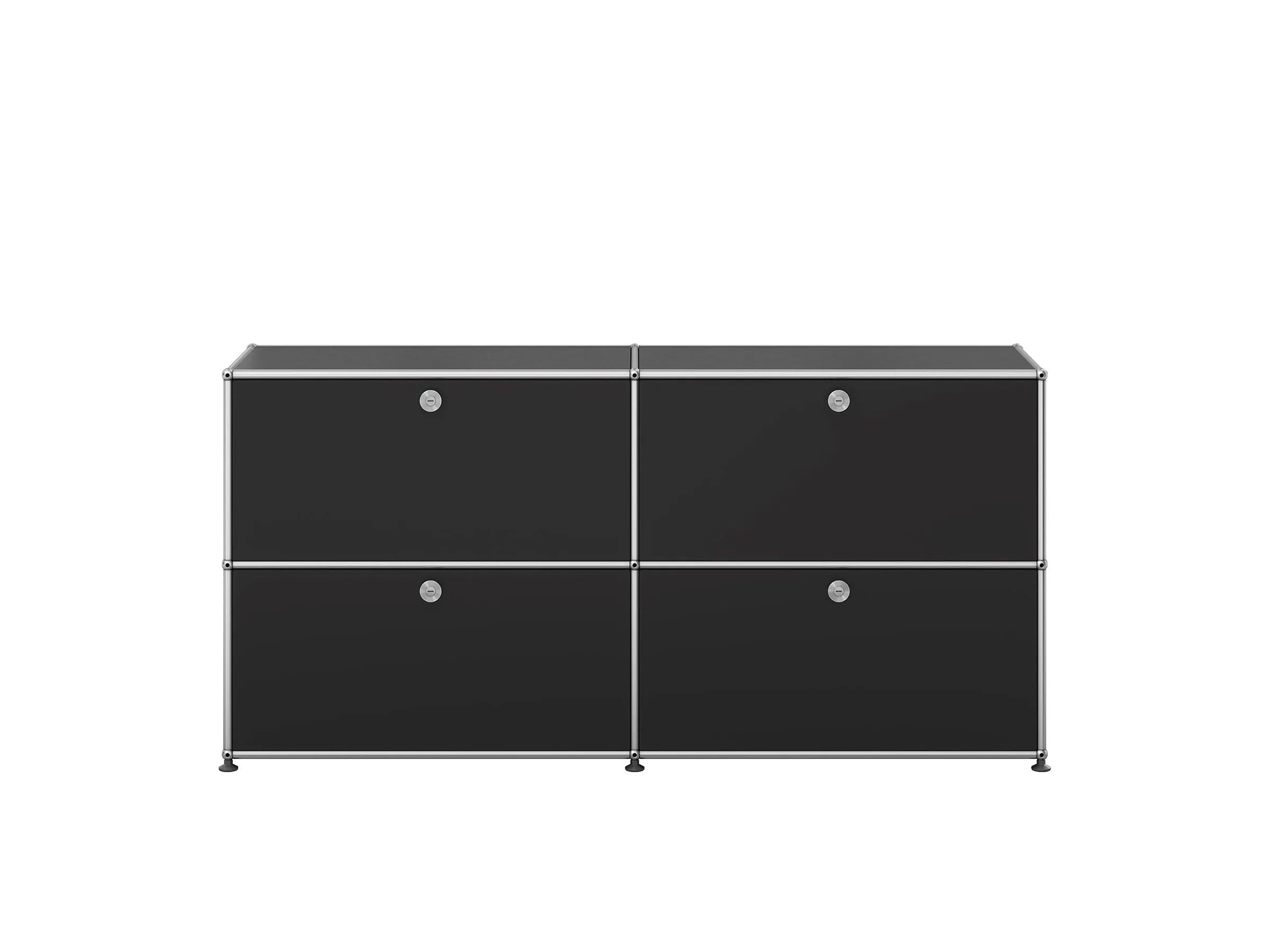 Секционный шкаф из стали с откидной створкой USM USM HALLER ARCH-00094322 - Вид №8