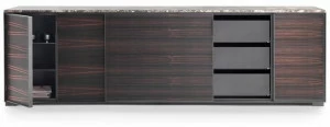 Flexform Комод деревянный с раздвижными дверцами