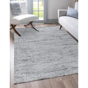 Ковер Coruna B0492B L.Blue-D.Grey 150x230 см Полипропилен цвет Серый