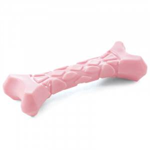 ПР0059010 Игрушка для щенков Puppy Косточка розовая из термопласт. резины 105мм TRIOL