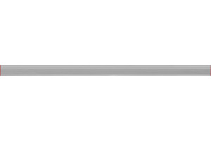16140430 Правило МАСТЕР алюминиевое, прямоугольный профиль с ребром жесткости, 4,0м 10751-4.0 ЗУБР