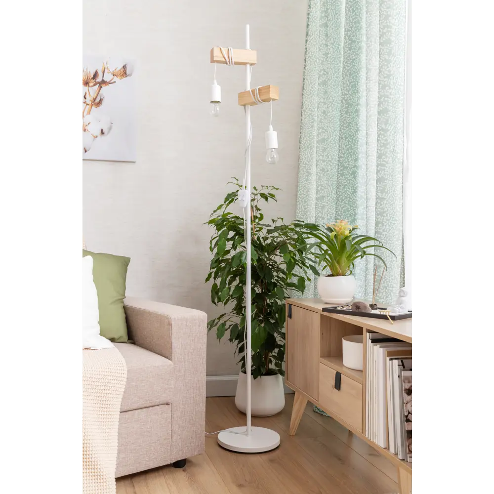 Торшер Eglo «Townshend», цвет белый/дерево STLM-2033396 - Вид №5