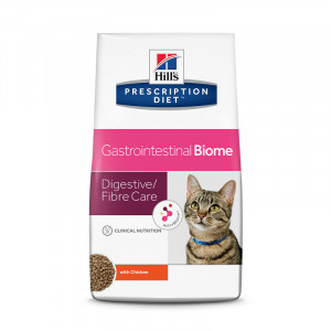 ПР0051316 Корм для кошек HILL"S Prescription Diet Gastrointestinal Biome при расстройствах пищеварения, c курицей, сух. 1,5кг Hill's