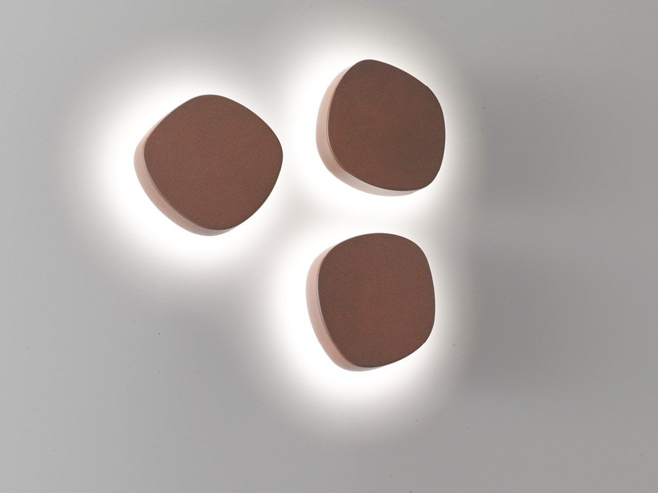 Литой алюминиевый открытый настенный светильник Zafferano галька ARCH-00034128 - Вид №2