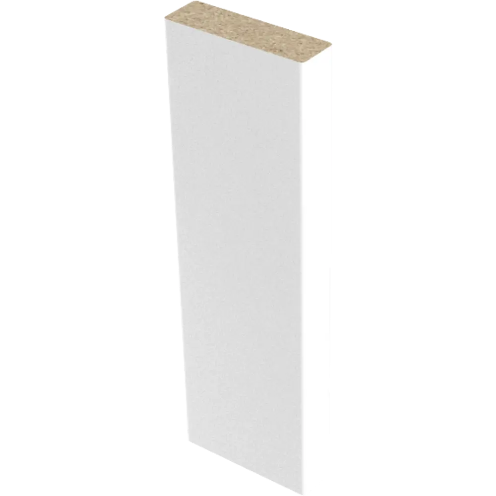 Планка притворная Verda 32x10 мм финиш-пленка. цвет белый STLM-2096091