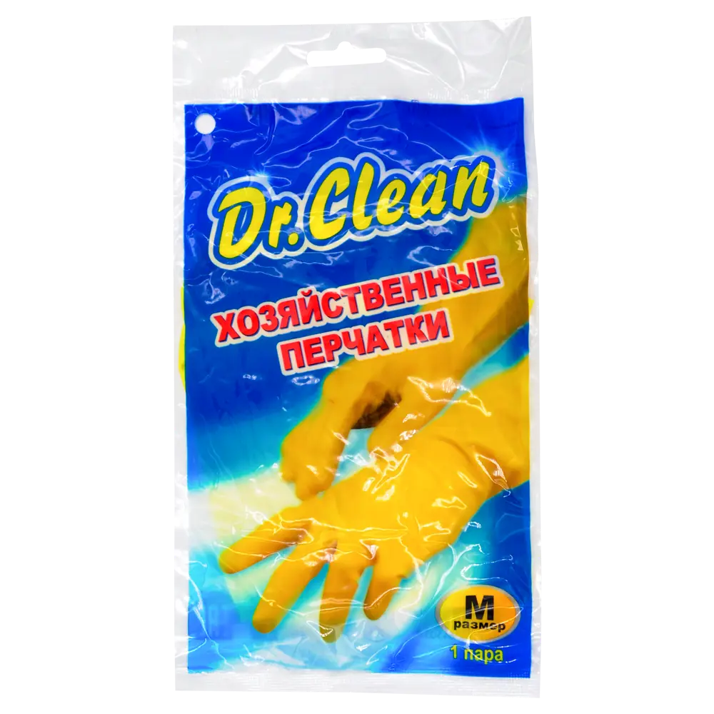 Перчатки резиновые Dr.Clean 11466 размер 8 M