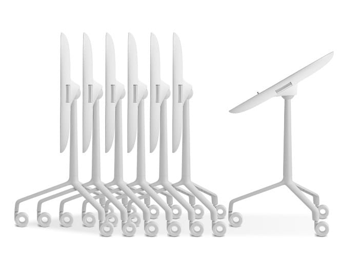 Круглый складной журнальный столик с колесами Sitland Use Me ARCH-00037281 - Вид №2