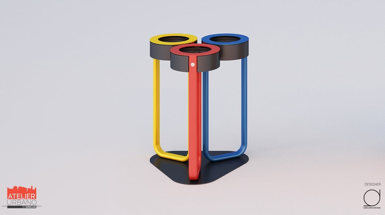 Антитеррористическая корзина для мусора DIMCAR DIAPASON TRIS ARCH-00050253 - Вид №1