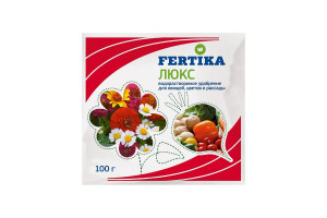 16457311 Удобрение для овощей, цветов и рассады Люкс 100 г 4620005610194 Fertika