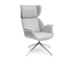 4-спицевое вращающееся офисное кресло с высокой спинкой