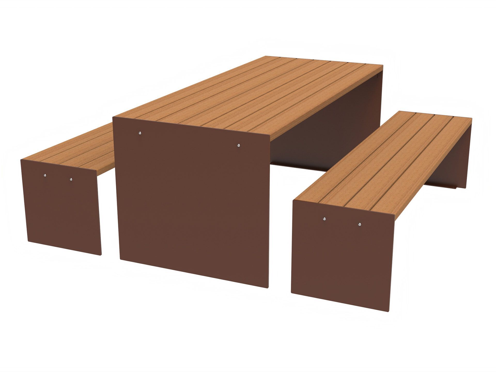 Стол для пикника со встроенными скамейками Lazzari Recto ARCH-00105488 - Вид №17