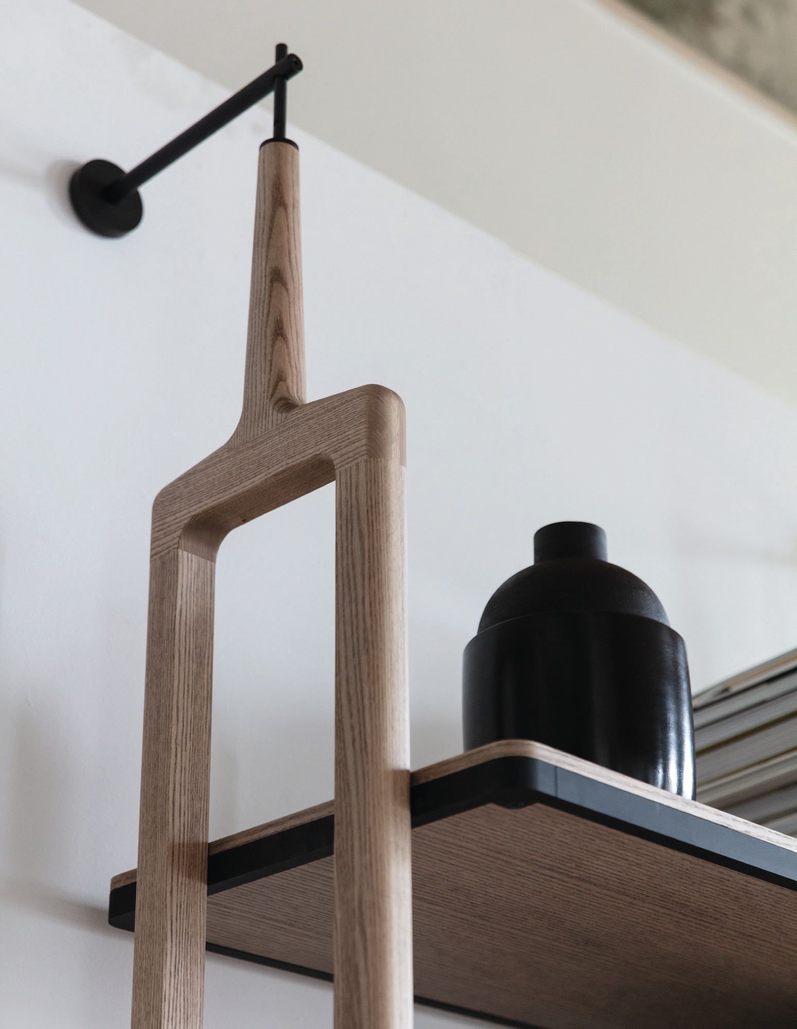 Модульный книжный шкаф из ясеня с ящиками Porada Soul ARCH-00086017 - Вид №3