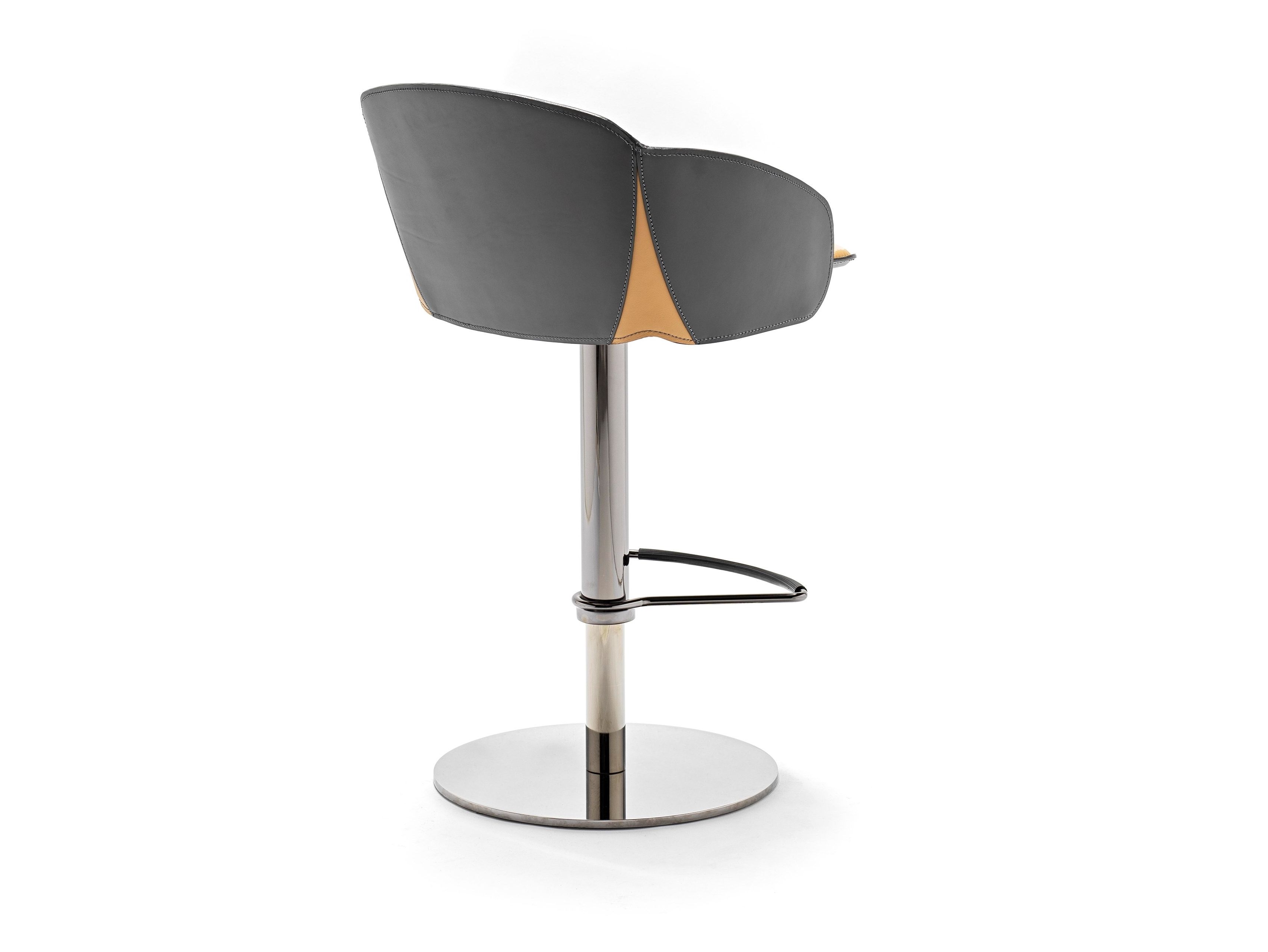 Кожаный стул с подставкой для ног Fasem Electa ARCH-00063216 - Вид №19