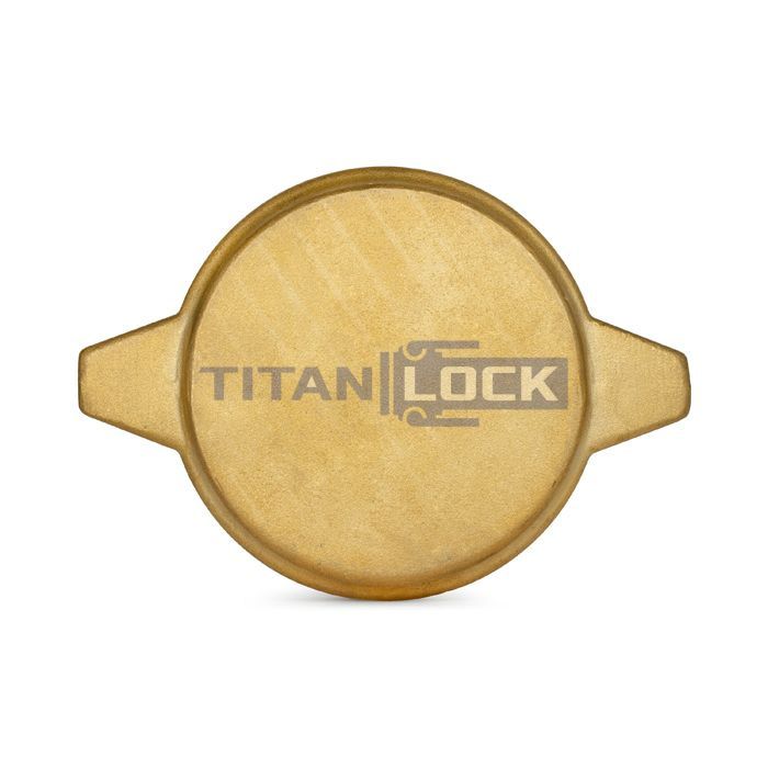 Соединение TankWagen, крышка для штуцера, латунь, TLMB100BR TITAN LOCK  - Вид №3