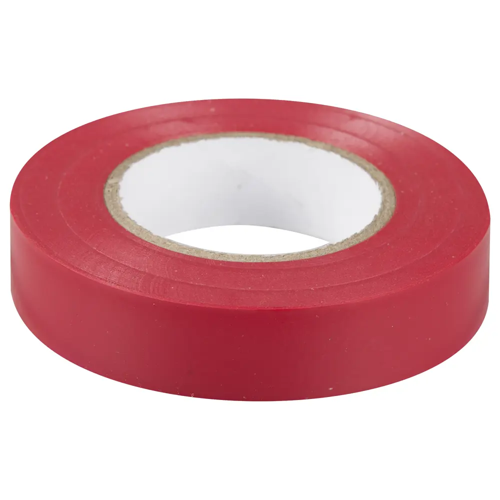 Изолента IEK красная для надежной изоляции и маркировки проводов 12463176 STLM-0002212