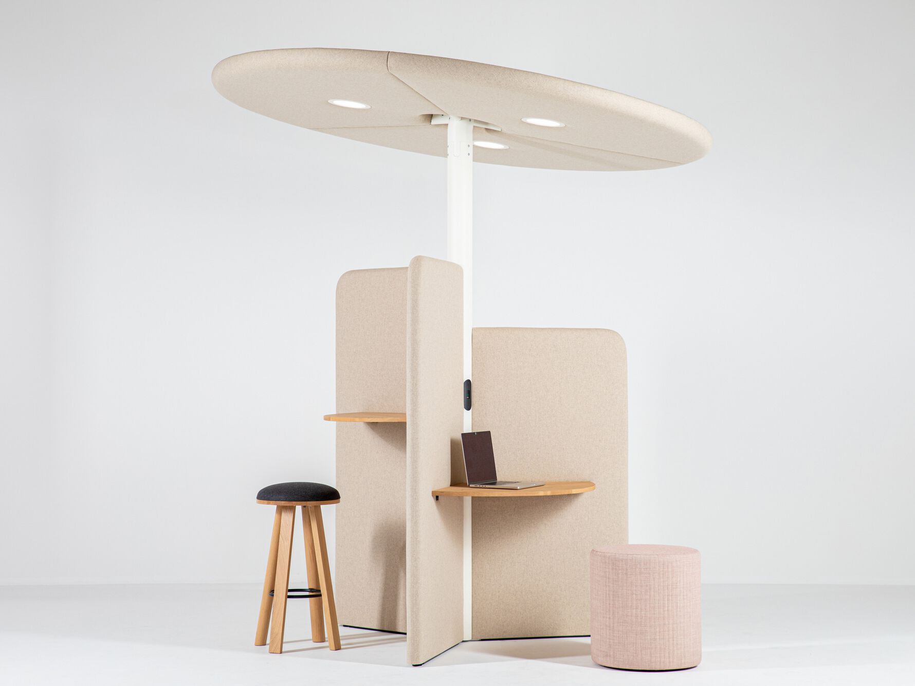 Ткань акустический офис остров BuzziSpace BuzziBrella Focus ARCH-00080749 - Вид №5