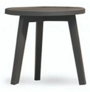Gervasoni Круглый деревянный журнальный столик Gray