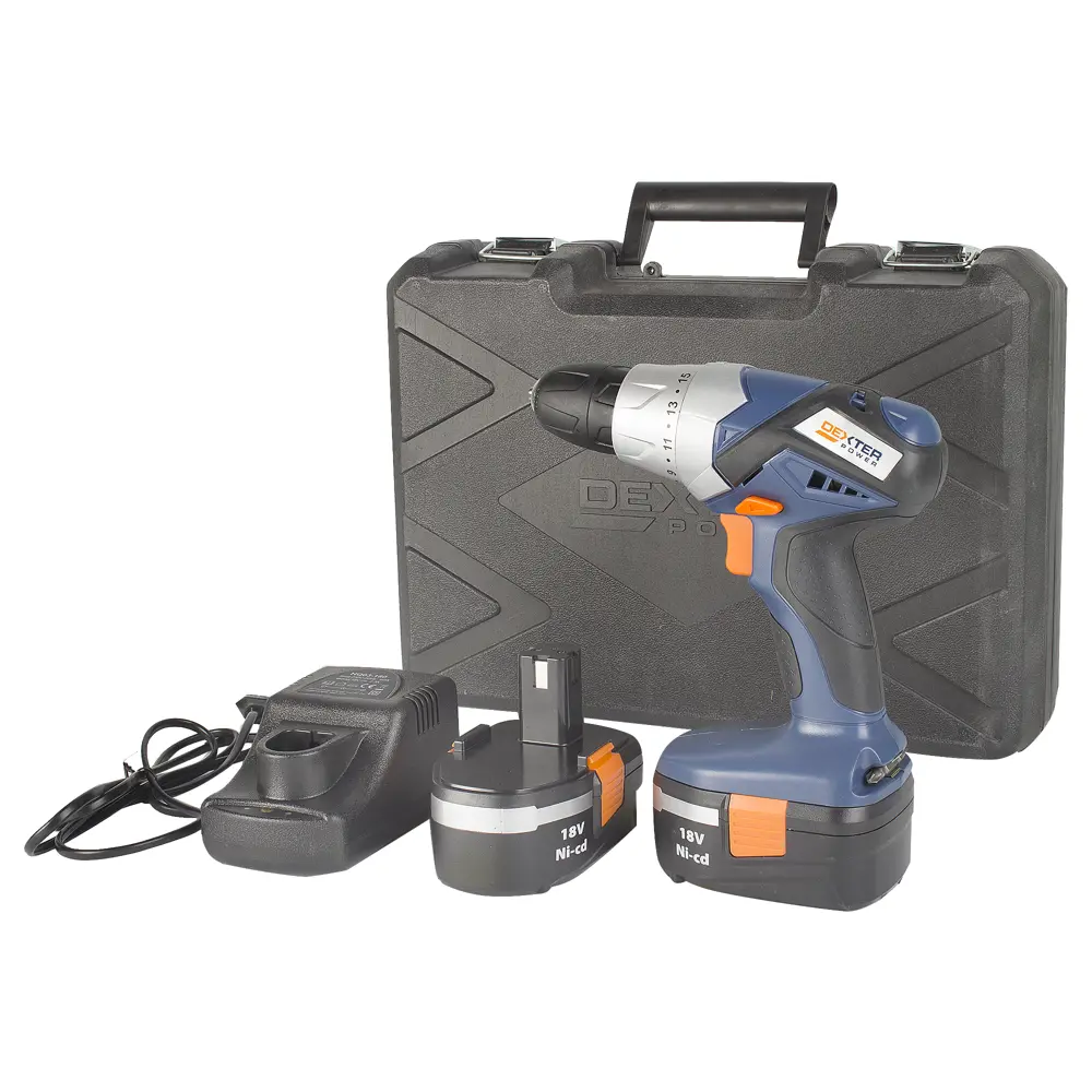 Шуруповерт Dexter, Ni-Cd 18 В, 1,5 Ач DEXTER POWER STLM-2055599 - Вид №3