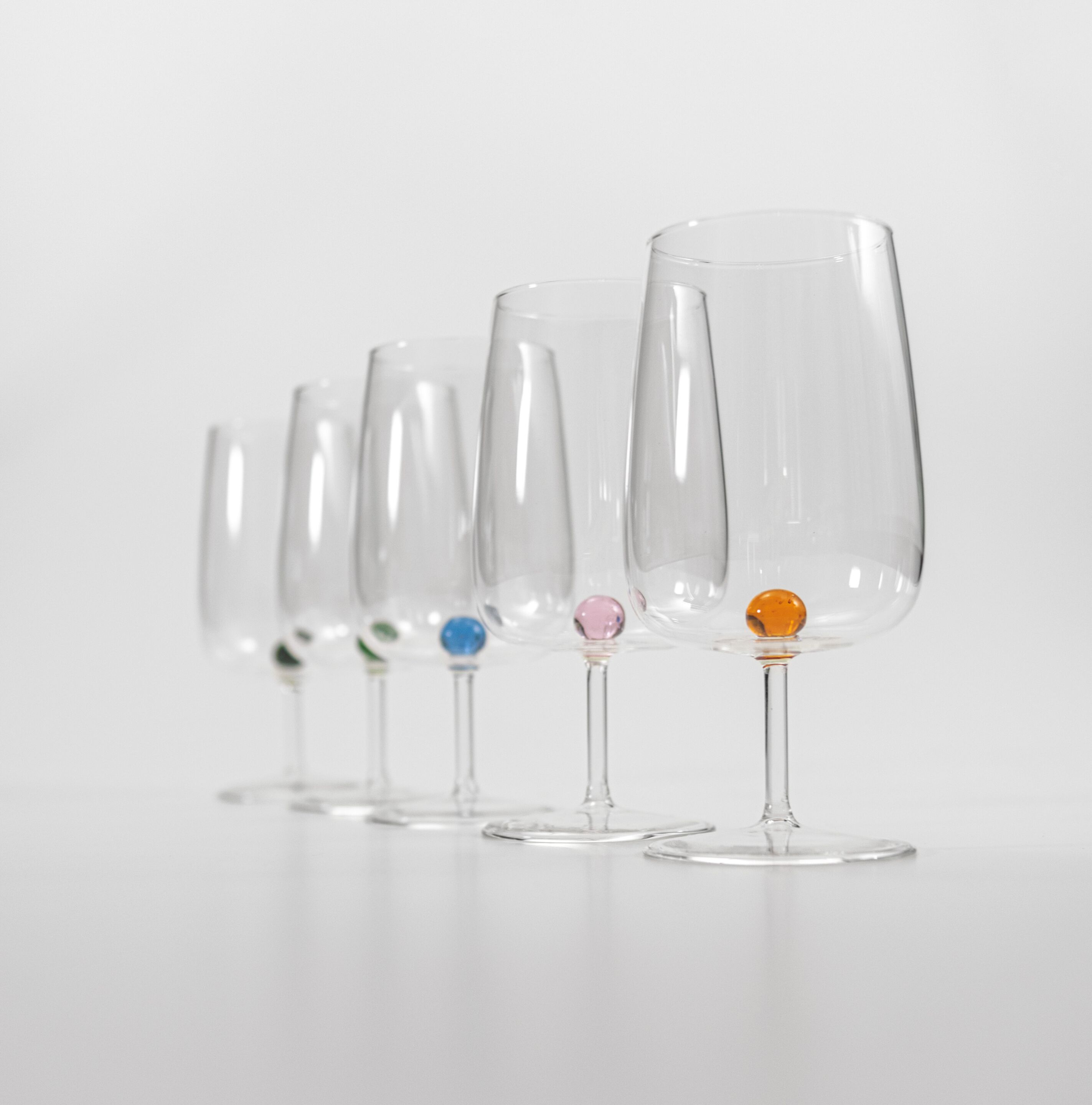 Бокал для вина из боросиликатного стекла Zafferano Bilia Table ARCH-00100870 - Вид №2