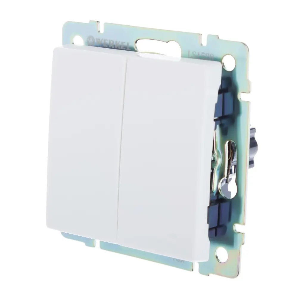 Werkel: встраиваемый двухклавишный выключатель для современного интерьера 17782070 Встраиваемые механизмы STLM-0008598 - Вид №2