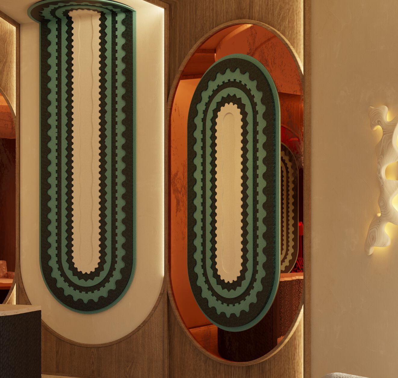 Акустическая панель из полиэфирного волокна ECOcero ECOwall ARCH-00062737 - Вид №1