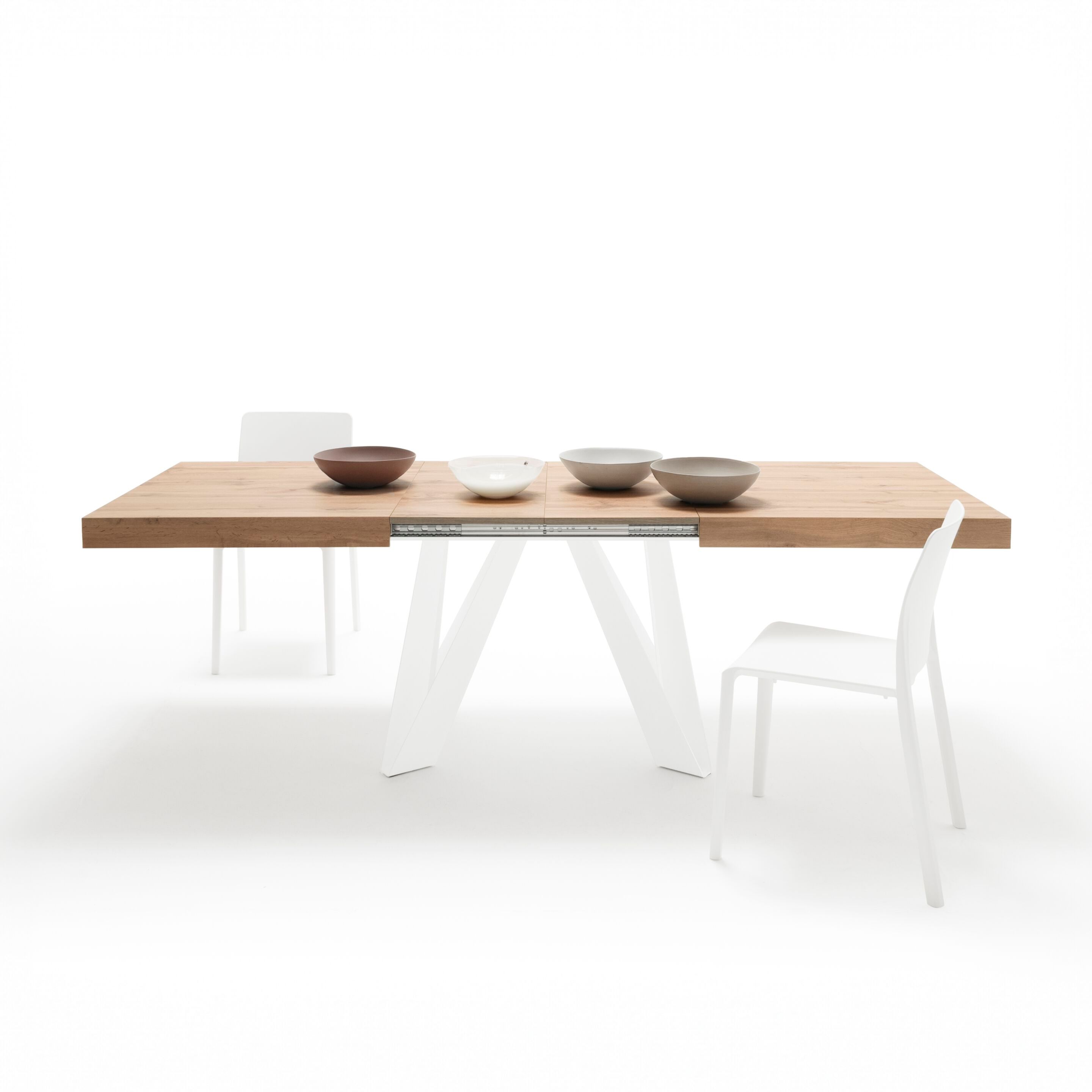 Выдвижной прямоугольный стол из железа с меламиновой столешницей Mobili Fiver ROMINA ARCH-00069646 - Вид №101