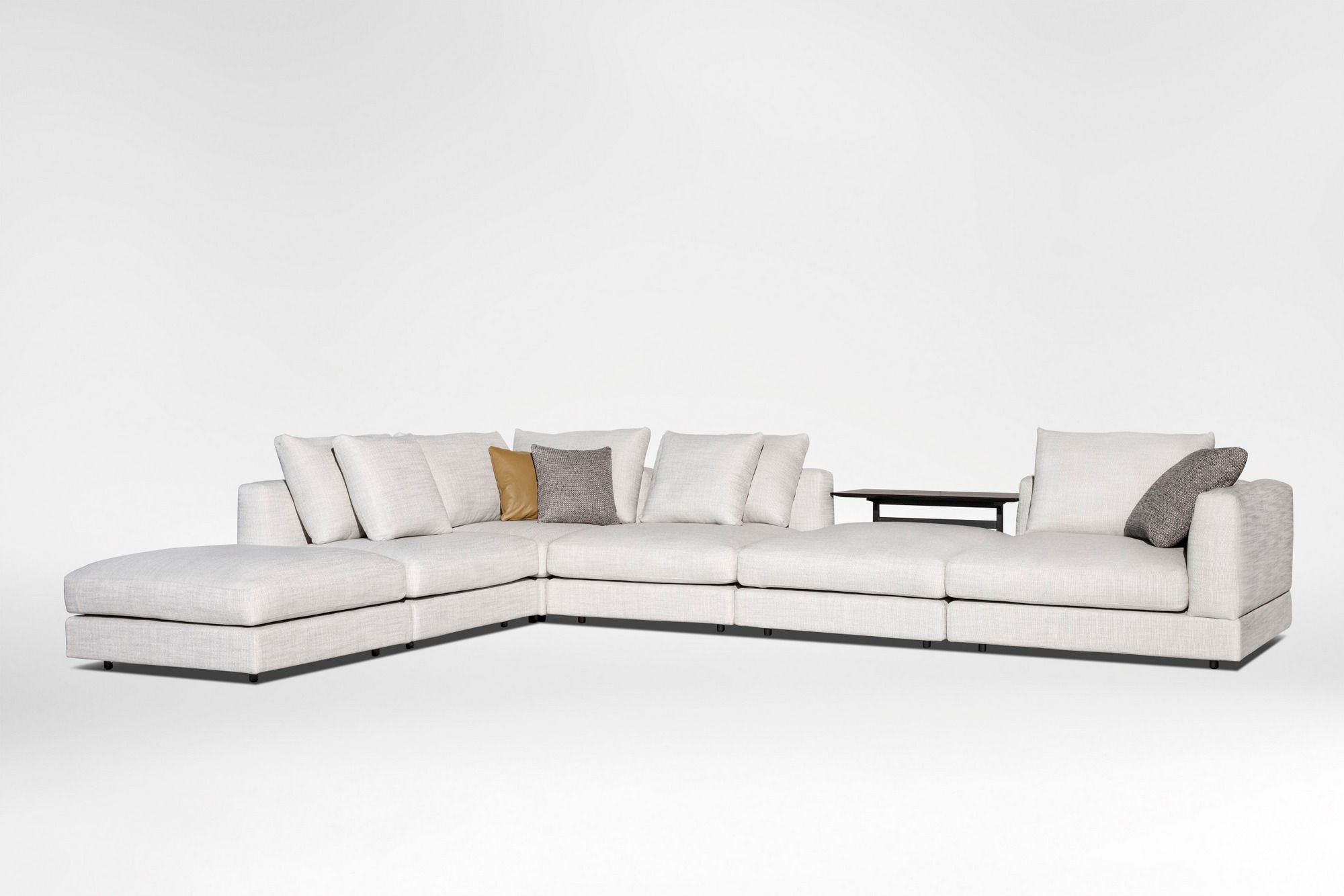 Съемный модульный диван из ткани с полуостровом CAMERICH Nature ARCH-00127666 - Вид №1