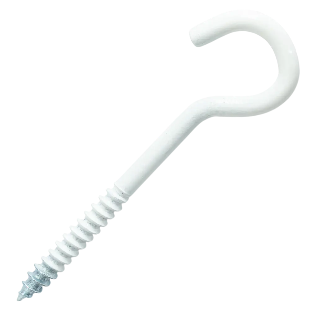 Шуруп-крюк 4x40 мм сталь RAL9003 4 шт Santreyd STLM-2073675