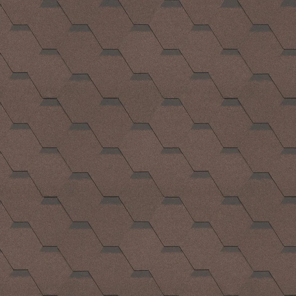 Черепица кадриль (соната), цвет коричневый Santreyd STLM-2020833