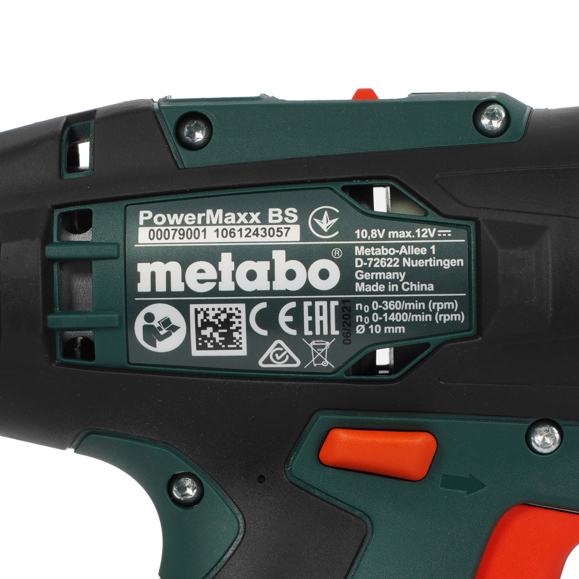Дрель-шуруповерт Metabo PowerMaxx BS Basic 12V 1099216 STDN-0151550 - Вид №2