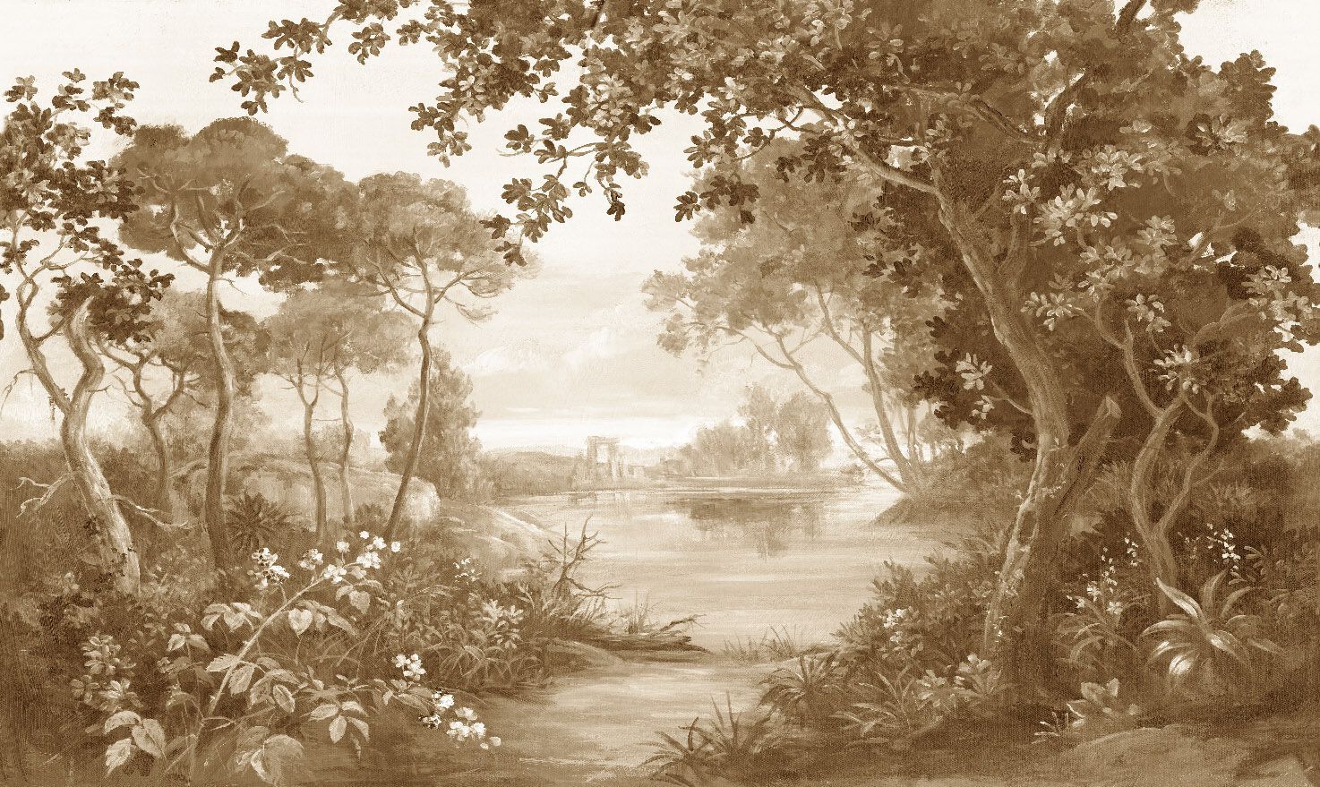 Обои с цветочными мотивами Jannelli&Volpi CATULLO ARCH-00106692 - Вид №5