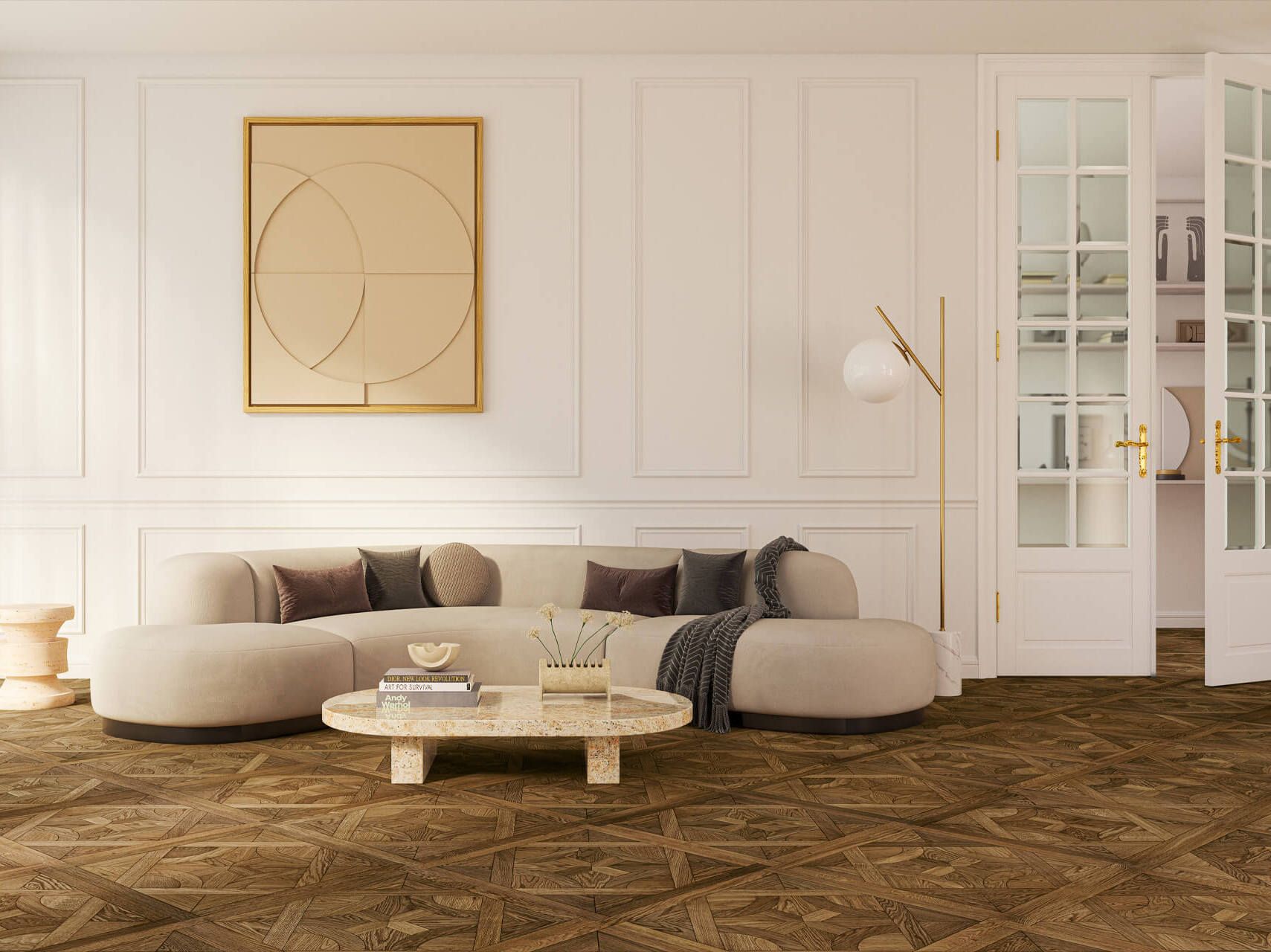 Паркет из массива дерева Décoplus Parquets Les Motifs ARCH-00000295