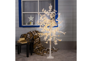 17799268 Светодиодное дерево 1,6 м, " белый", 160LED, 220V, тепло-белый 4445715 LUAZON Клен