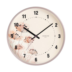 90832760 Настенные часы 77 Розовые цветы 30.5 см Декор STLM-0404299 TROYKATIME