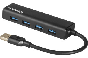 16385166 Универсальный USB-разветвитель Quadro Express USB3.0, 4 порта 83204 Defender