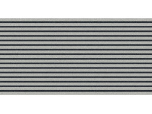 Полосатый прямоугольный коврик для ванной