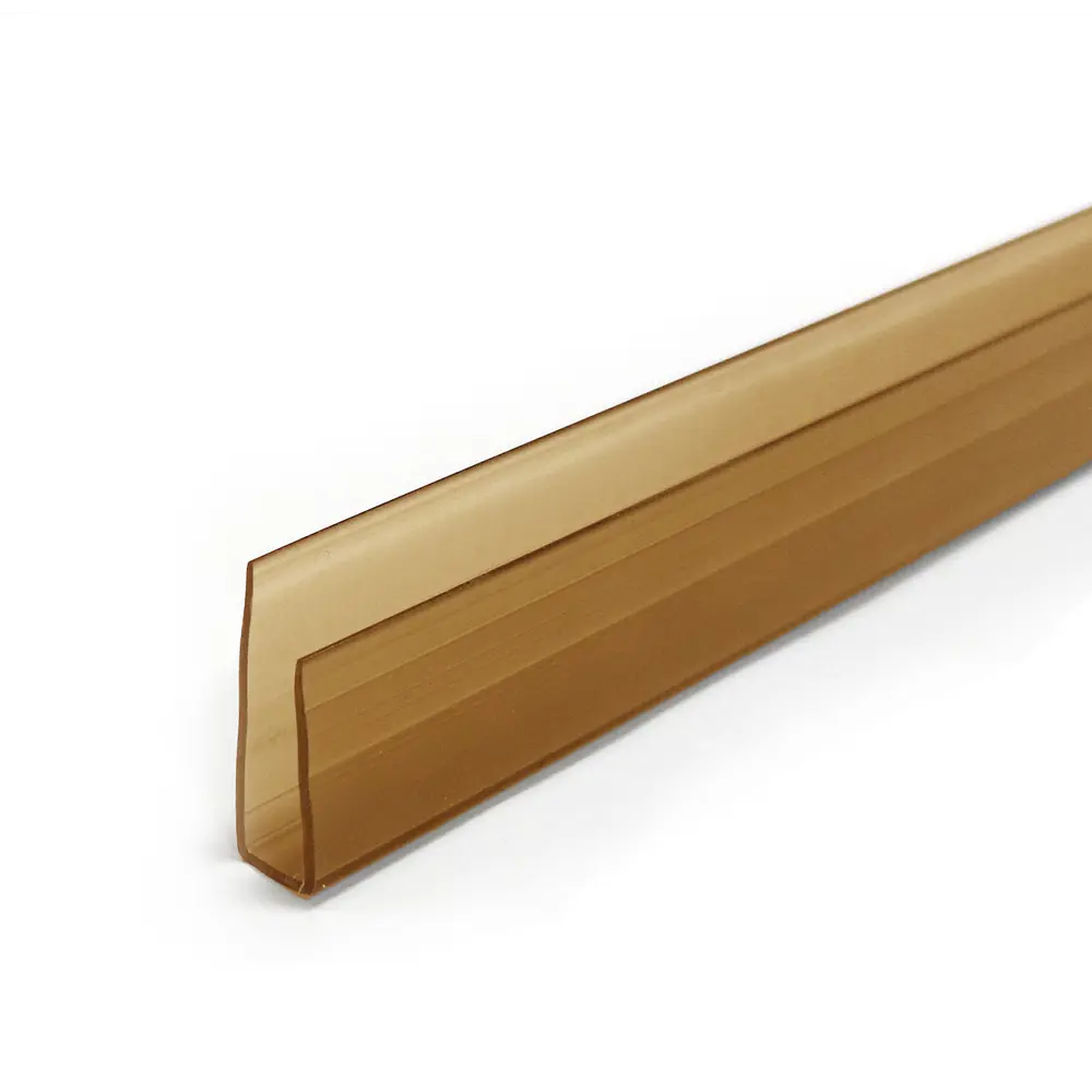 Профиль торцевой для поликарбоната Novattro 4 мм 2.1 м терракотовый Santreyd STLM-2054277